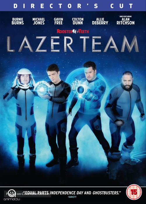 Lazer Team - British DVD movie cover