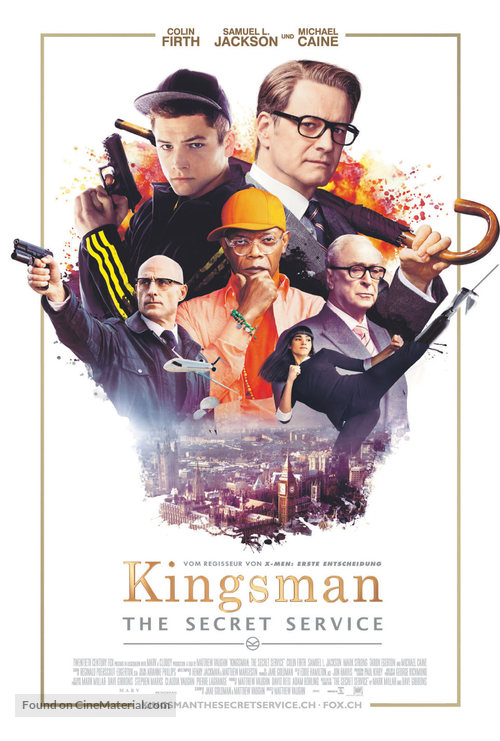 Kingsman: The Secret Service - Swiss Movie Poster