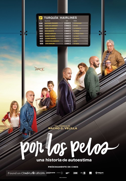 Por los pelos - Spanish Movie Poster