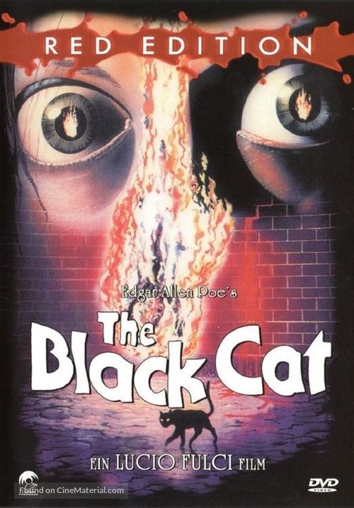 Black Cat (Gatto nero) - German DVD movie cover