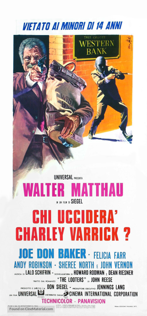 Charley Varrick - Italian Movie Poster