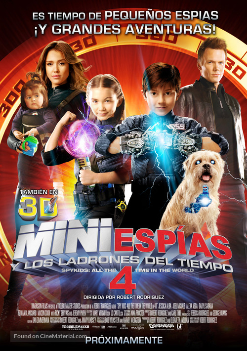 Spy Kids: All the Time in the World in 4D - Chilean Movie Poster