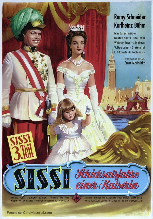 Sissi - Schicksalsjahre einer Kaiserin - German Movie Poster