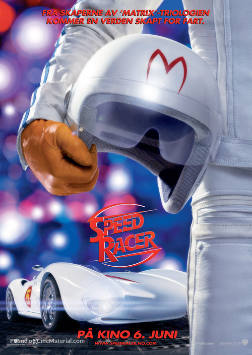 Speed Racer - Norwegian Movie Poster