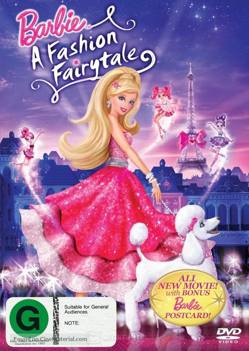 Barbie: A Fashion Fairytale - New Zealand DVD movie cover