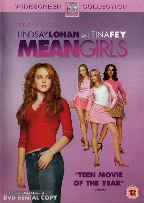 Mean Girls - British DVD movie cover