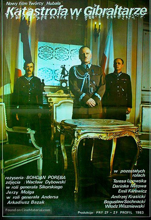 Katastrofa w Gibraltarze - Polish Movie Poster