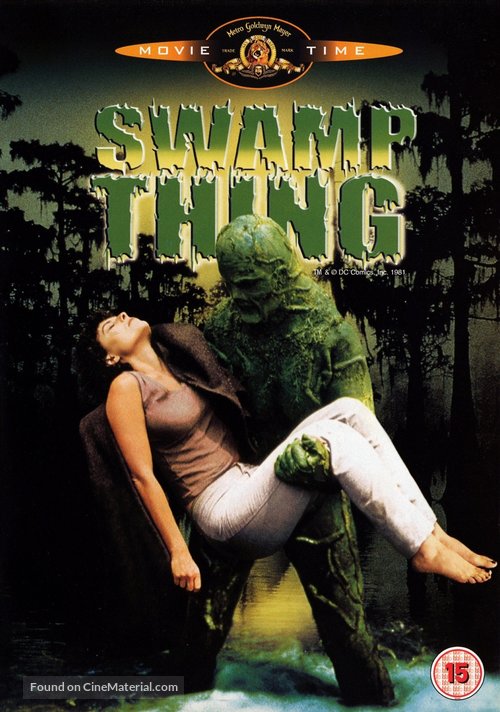 Swamp Thing - British DVD movie cover