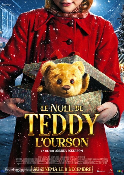 Teddybj&oslash;rnens jul - French Movie Poster