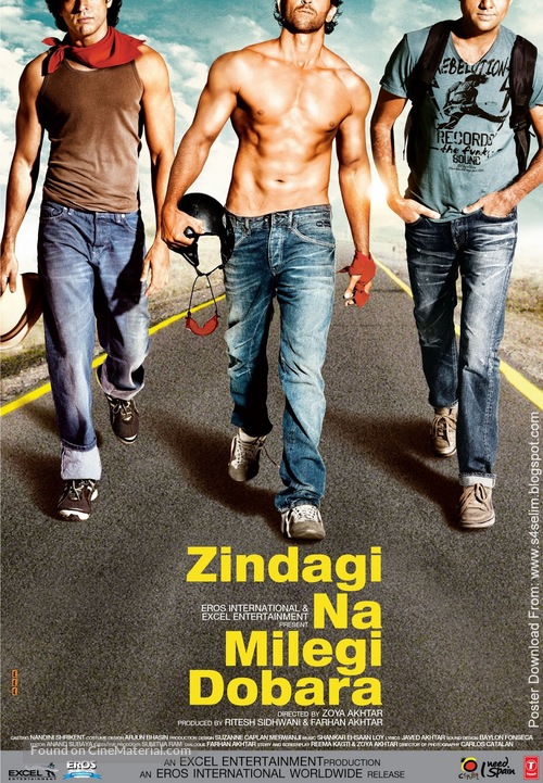 Zindagi Na Milegi Dobara - Indian Movie Poster