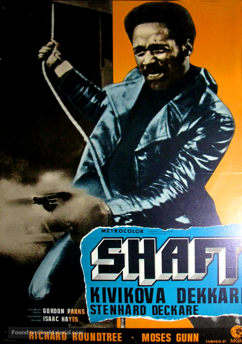 Shaft - Finnish Theatrical movie poster