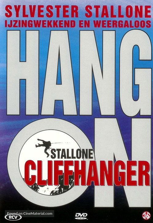 Cliffhanger - Dutch DVD movie cover