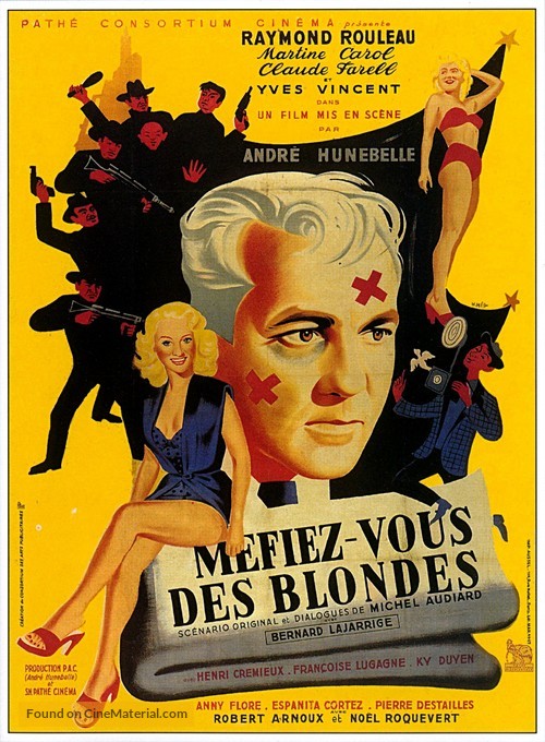 M&eacute;fiez-vous des blondes - French Movie Poster