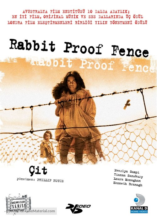 Rabbit Proof Fence - Turkish Movie Cover