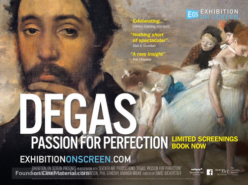 Degas: Passion for Perfection - British Movie Poster