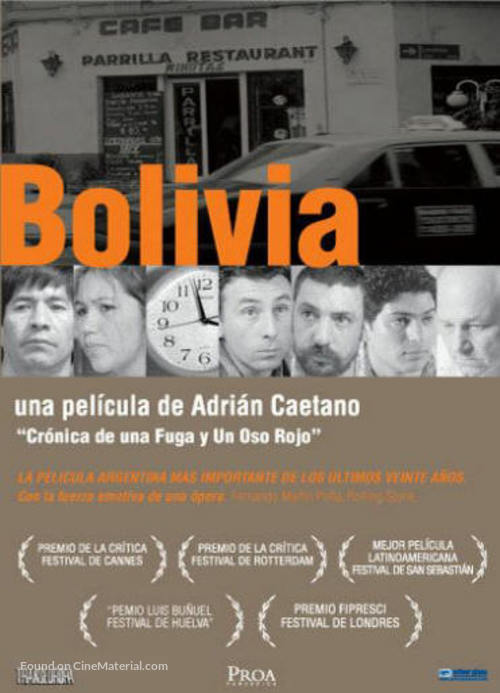 Bolivia - Argentinian Movie Cover