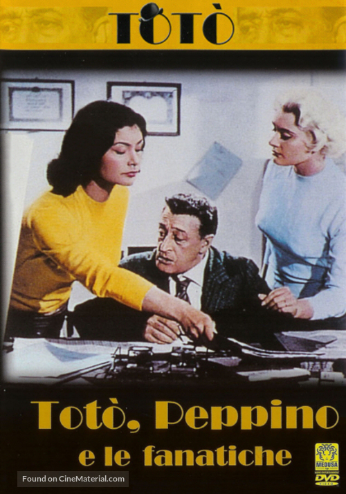Tot&ograve;, Peppino e le fanatiche - Italian DVD movie cover