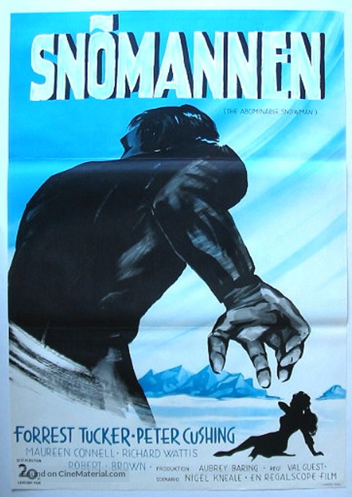 The Abominable Snowman - Swedish Movie Poster