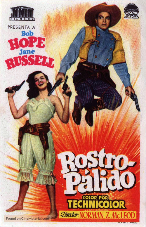 The Paleface - Spanish Movie Poster