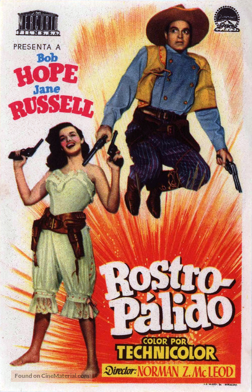 The Paleface - Spanish Movie Poster