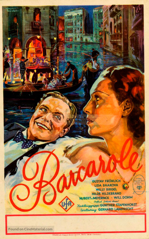 Barcarole - German Movie Cover