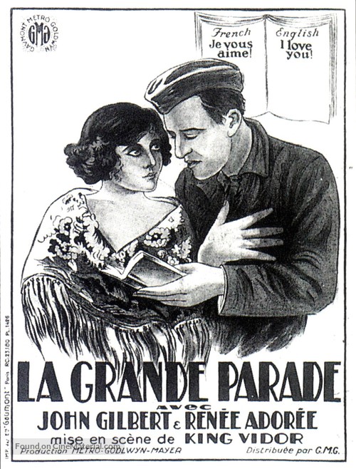The Big Parade - French Movie Poster