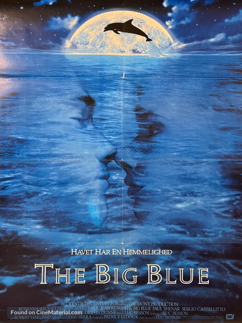 Le grand bleu - Danish Movie Poster