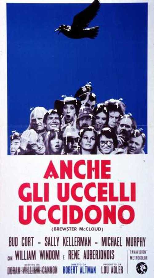 Brewster McCloud - Italian Movie Poster