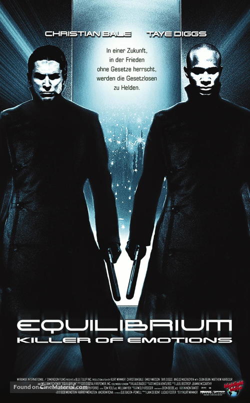 Equilibrium - German Movie Poster