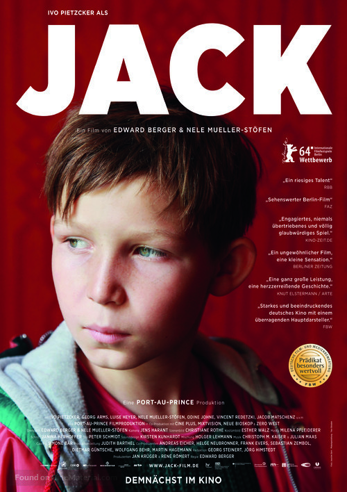 Jack - German Theatrical movie poster