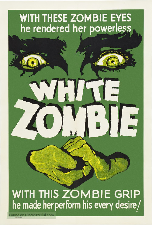 White Zombie - Re-release movie poster