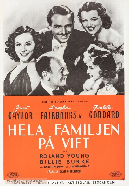 The Young in Heart - Swedish Movie Poster