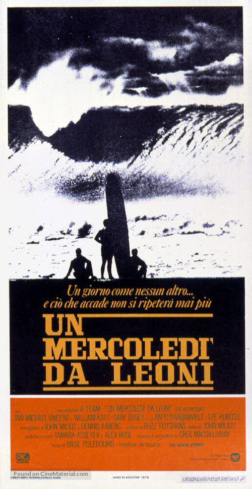 Big Wednesday - Italian Movie Poster