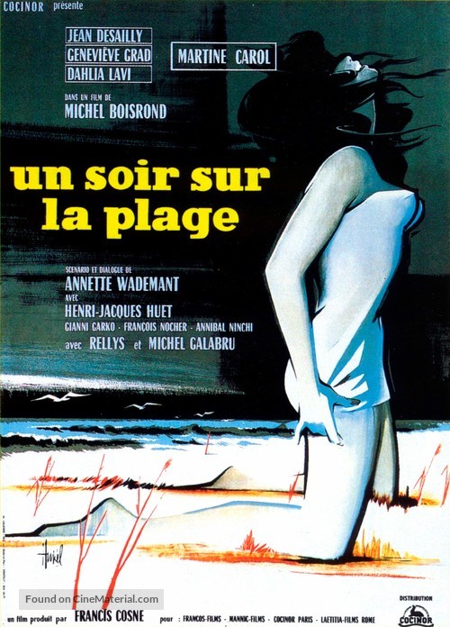 Un soir sur la plage - French Movie Poster