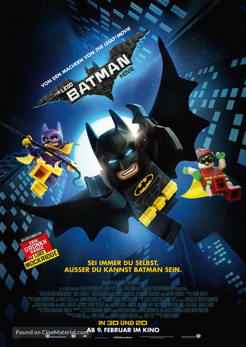 The Lego Batman Movie - German Movie Poster