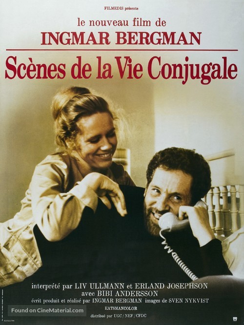 Scener ur ett &auml;ktenskap - French Movie Poster