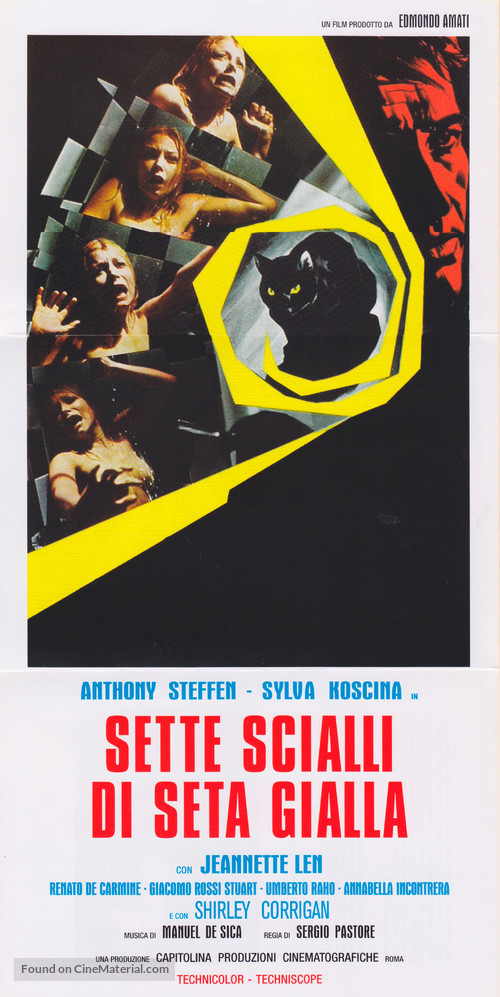 Sette scialli di seta gialla - Italian Movie Poster