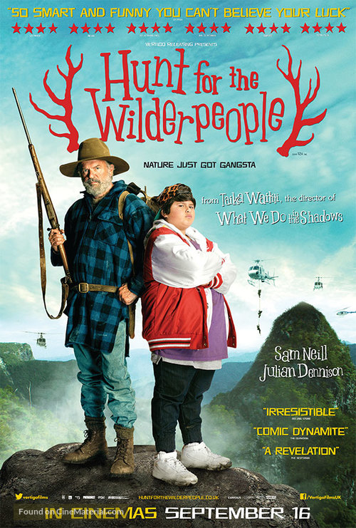 Hunt for the Wilderpeople - British Movie Poster