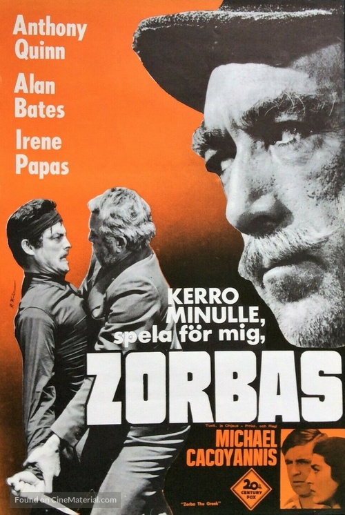 Alexis Zorbas - Finnish Movie Poster
