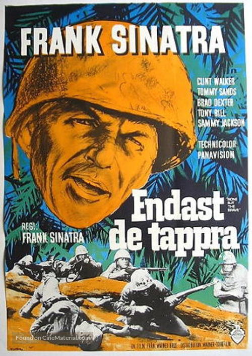 None But the Brave - Swedish Movie Poster
