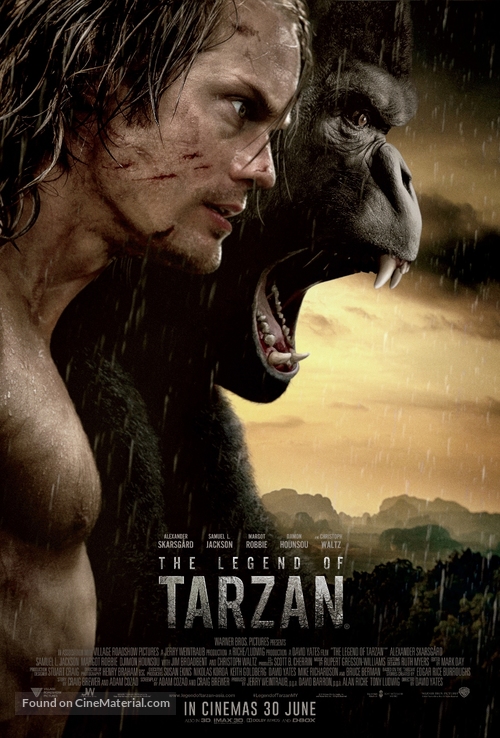 The Legend of Tarzan - Malaysian Movie Poster