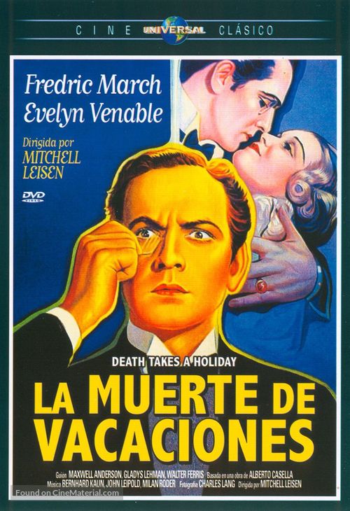 Death Takes a Holiday - Spanish DVD movie cover