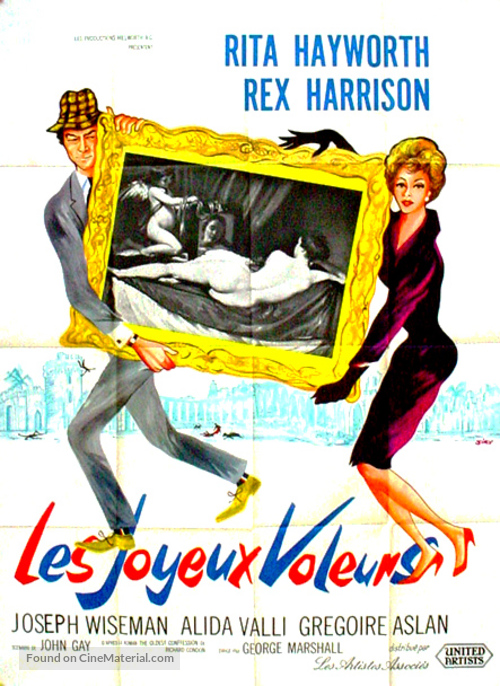 The Happy Thieves - French Movie Poster