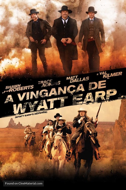 Wyatt Earp&#039;s Revenge - Brazilian DVD movie cover
