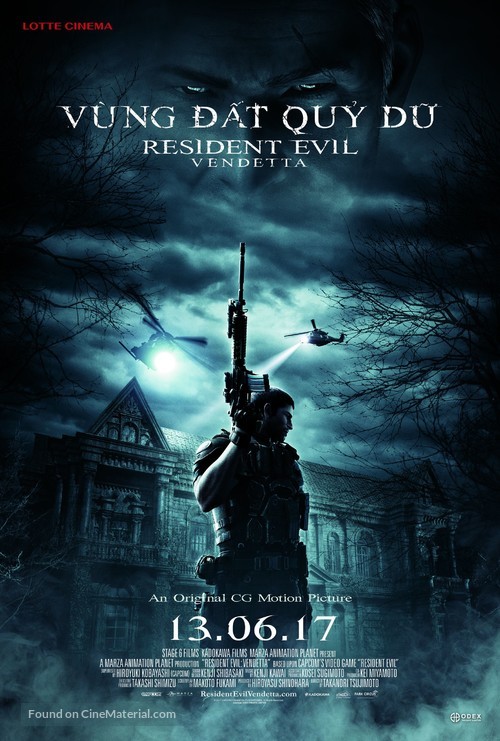 Resident Evil: Vendetta - Vietnamese Movie Poster