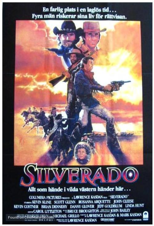 Silverado - Swedish Movie Poster