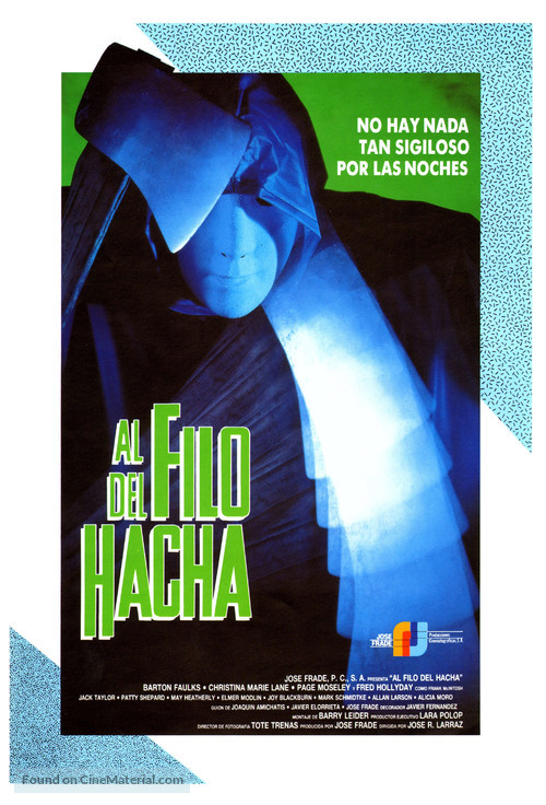 Al filo del hacha - Spanish Movie Poster