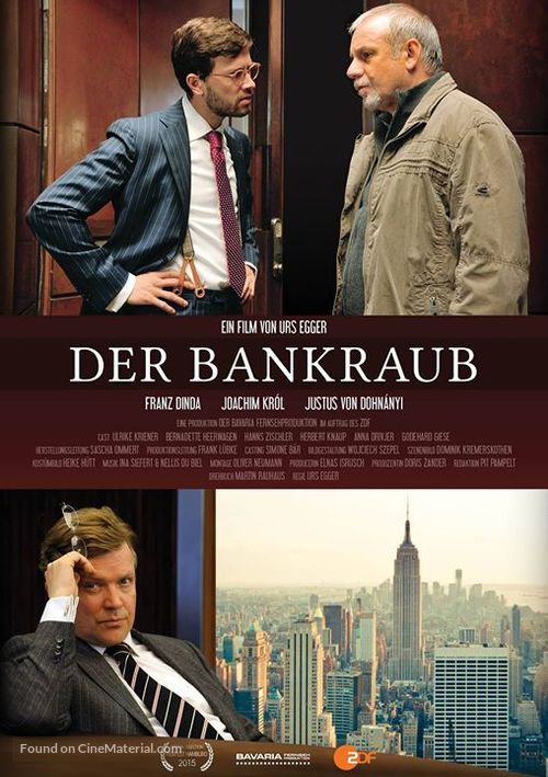 Der Bankraub - German Movie Poster