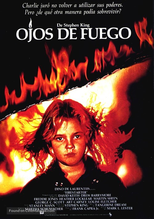 Firestarter - Spanish Movie Poster