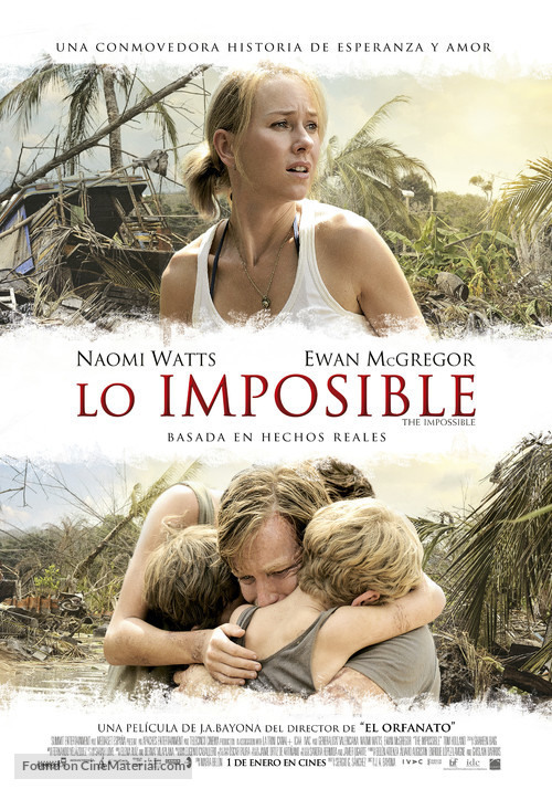 Lo imposible - Peruvian Movie Poster